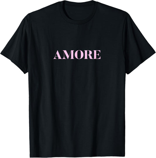 Chic Trendy Amore Love Italian Language Travel T-Shirt