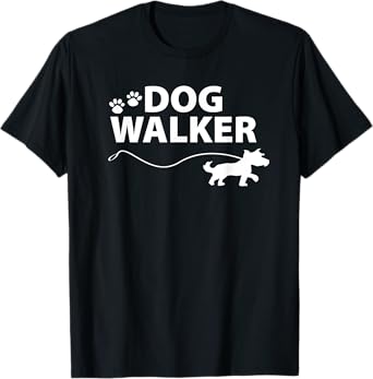 Dog Walker T-shirt Men Women T-Shirt