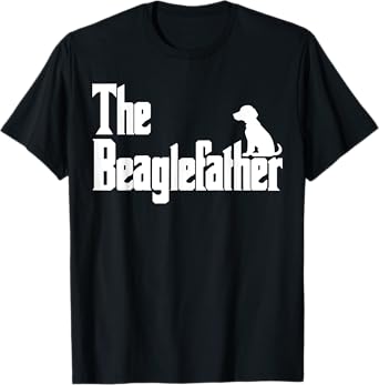 The BeagleFather Funny Beagle Dad Shirt Men Gifts T-Shirt