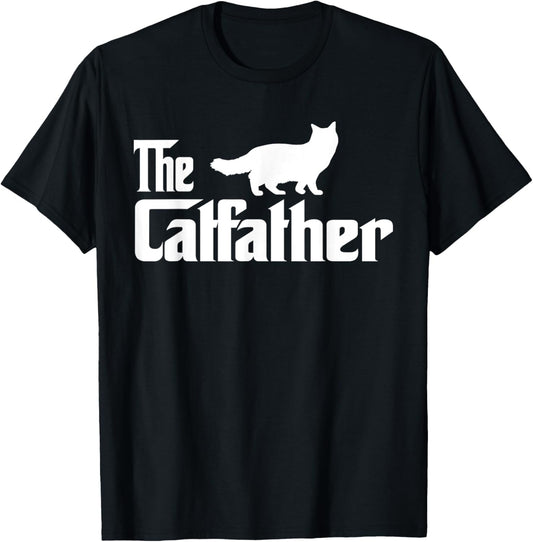The Catfather Ragdoll Cat Lover Funny Father Cat Dad T-Shirt