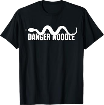 "Danger Noodle" Funny Snake T-Shirt T-Shirt