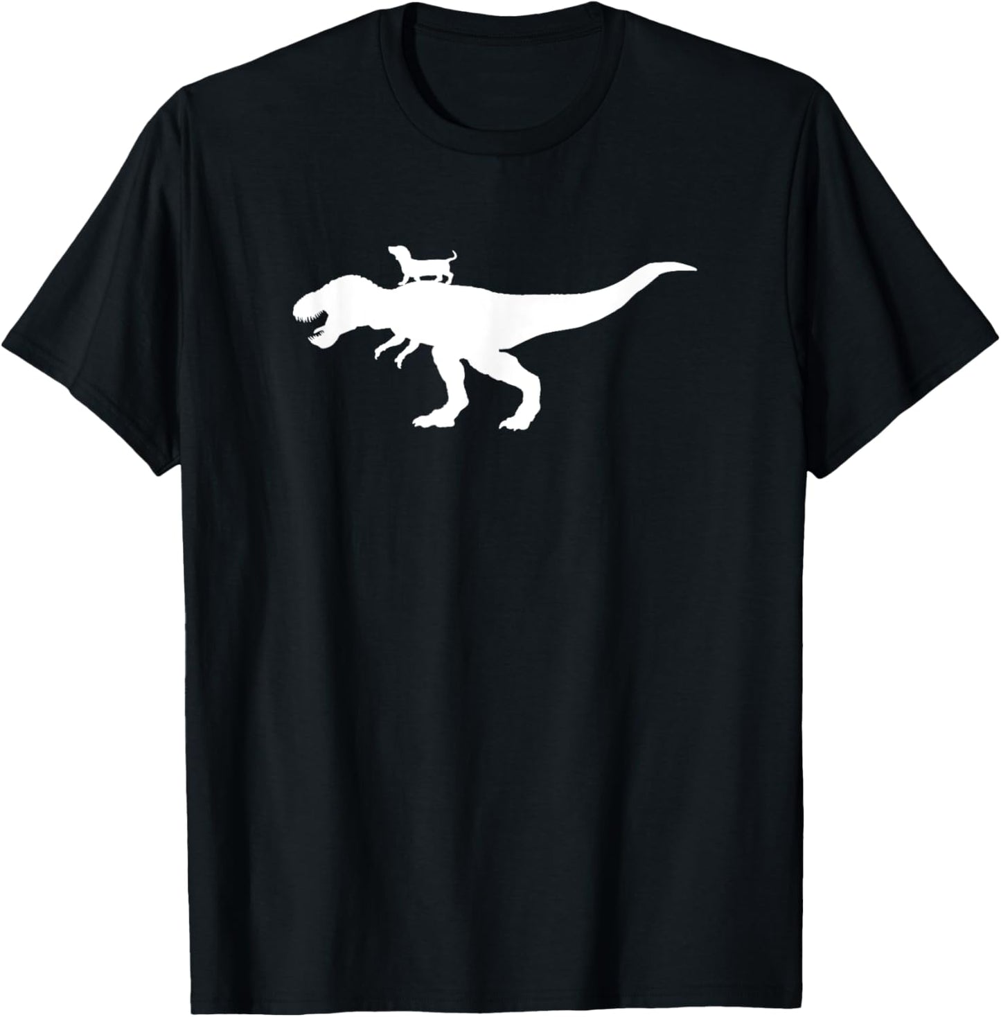 Trex Dinosaur & Dachshund Gifts Wiener Dog Owner Matching Men Women Girls Kids T-Shirt