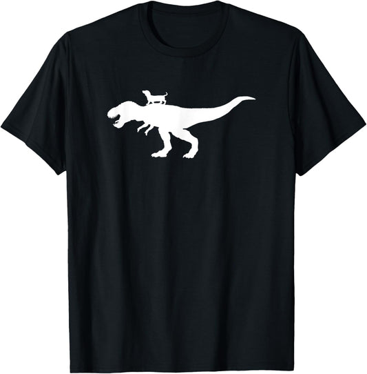 Trex Dinosaur & Dachshund Gifts Wiener Dog Owner Matching Men Women Girls Kids T-Shirt