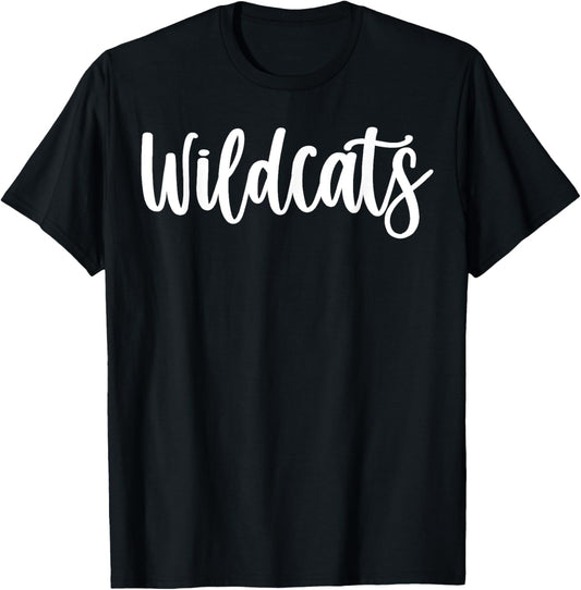 Wildcats School Spirit Team Mascot Game Night T-Shirt
