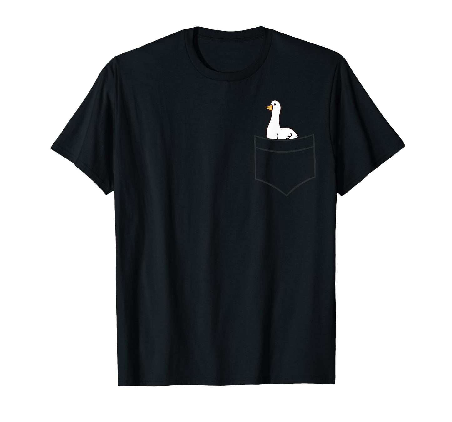 Goose In The Pocket Funny Pocket Goose T-Shirt