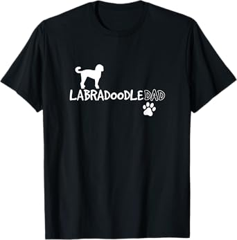 Labradoodle Dad Funny Cute Dog Owner Gift Men Women Girls Kids T-Shirt