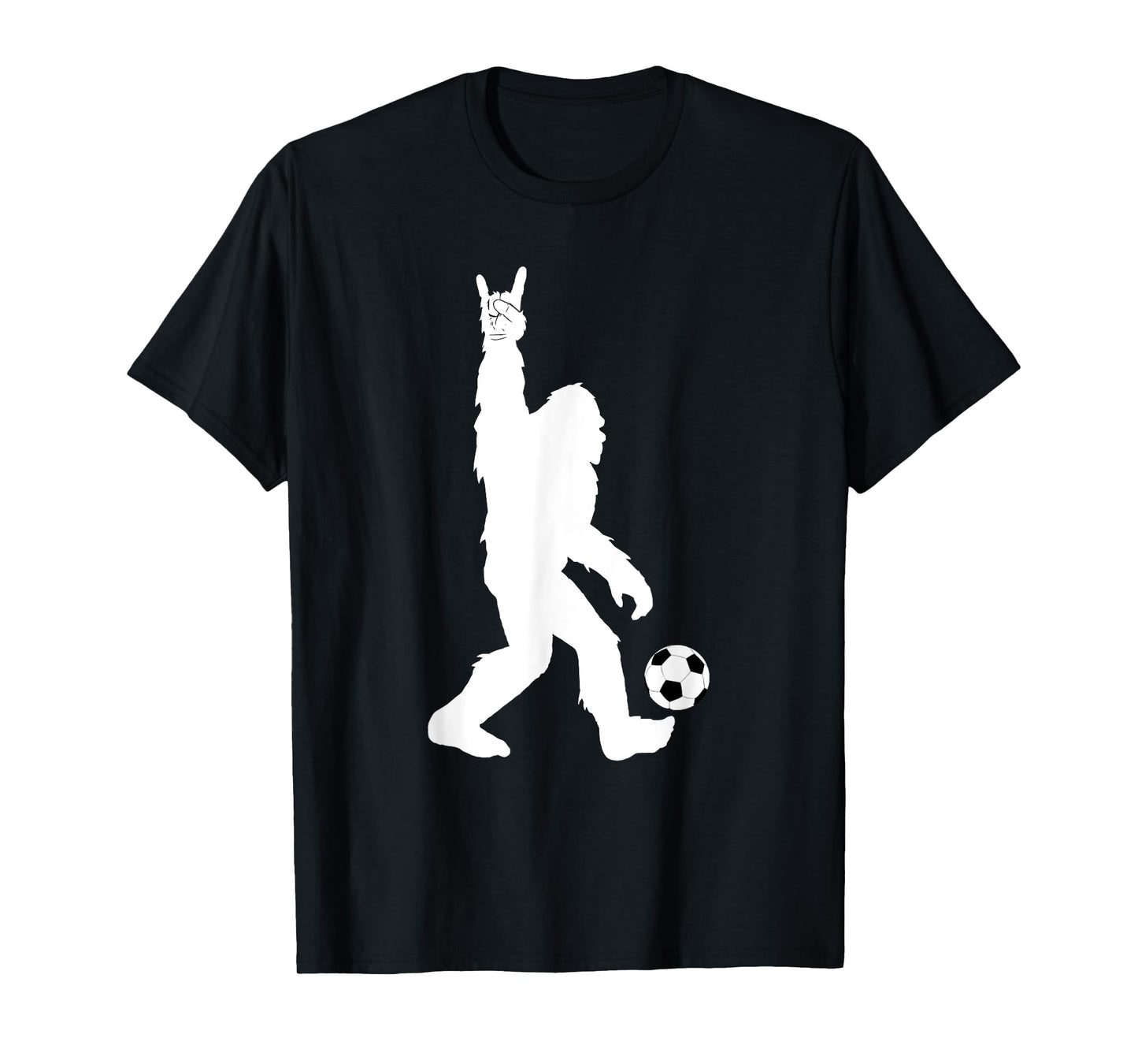 Funny Soccer Bigfoot Rock On for Sasquatch Soccer Players T-Shirt