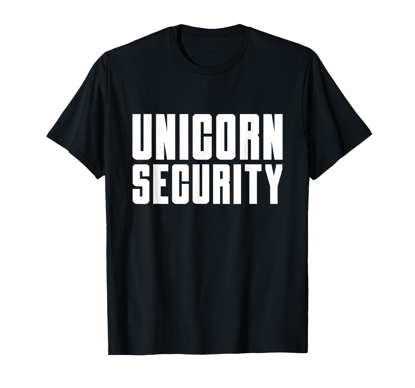 Unicorn Security Costume Mom Dad Daughter Funny Halloween T-Shirt