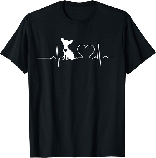 Chihuahua Heartbeat Dog T-Shirt