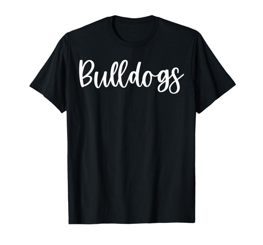 Bulldogs School Spirit Team Mascot Game Night T-Shirt