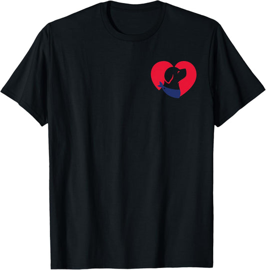Street Tails Animal Rescue Volunteer, LargeW T-Shirt