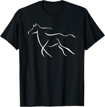 A SIMPLE LINE DRAWING OF A HORSE T-Shirt