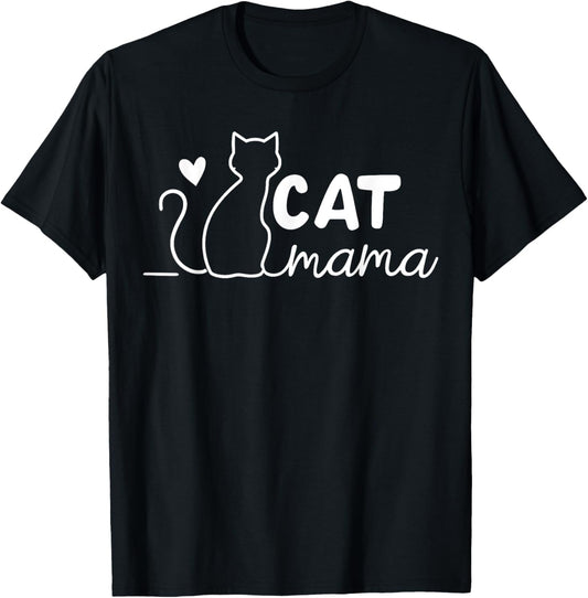 Cat Mama I Love Cat Cat Mom Great Classi Idea For Mom T-Shirt