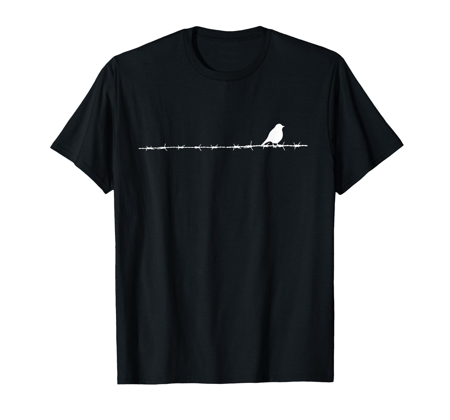 Bird on a Wire t-shirt for Birder or bird watcher T-Shirt