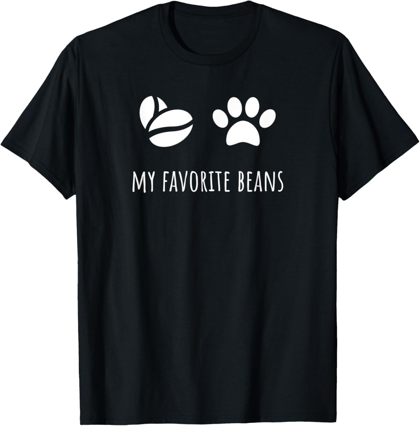 Toe Beans and Coffee Beans, Dog Coffee and Cat Coffee T-Shirt