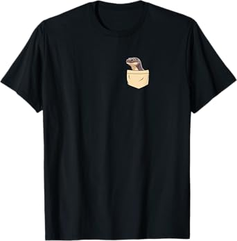 Komodo Dragon In A Pocket Lizard Lover Animal Komodo Dragon T-Shirt