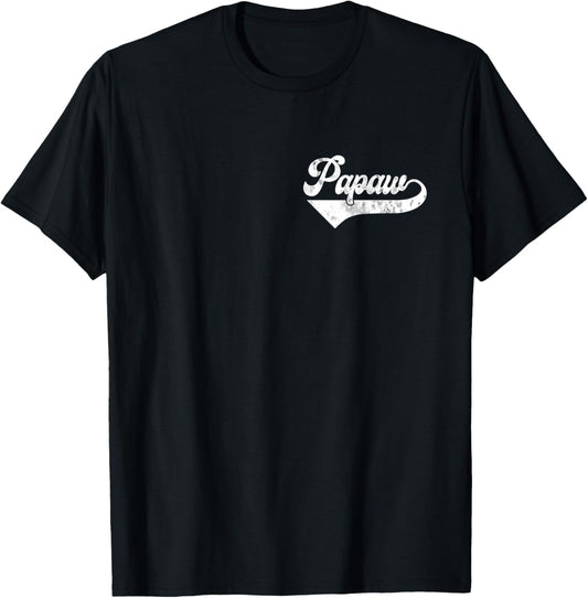 Mens Papaw Vintage Retro Father's Day for Papa Grandpa T-Shirt
