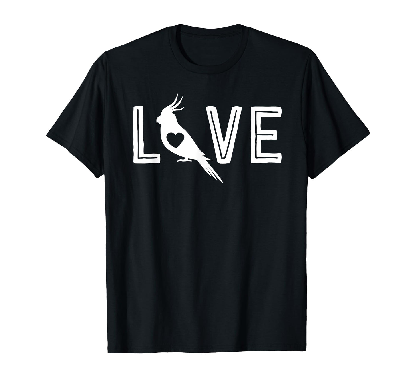 Love Cockatiel Gifts For Women Parrot Gift For Bird Lovers T-Shirt