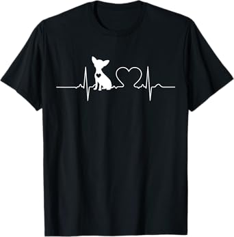 Chihuahua Heartbeat Dog T-Shirt