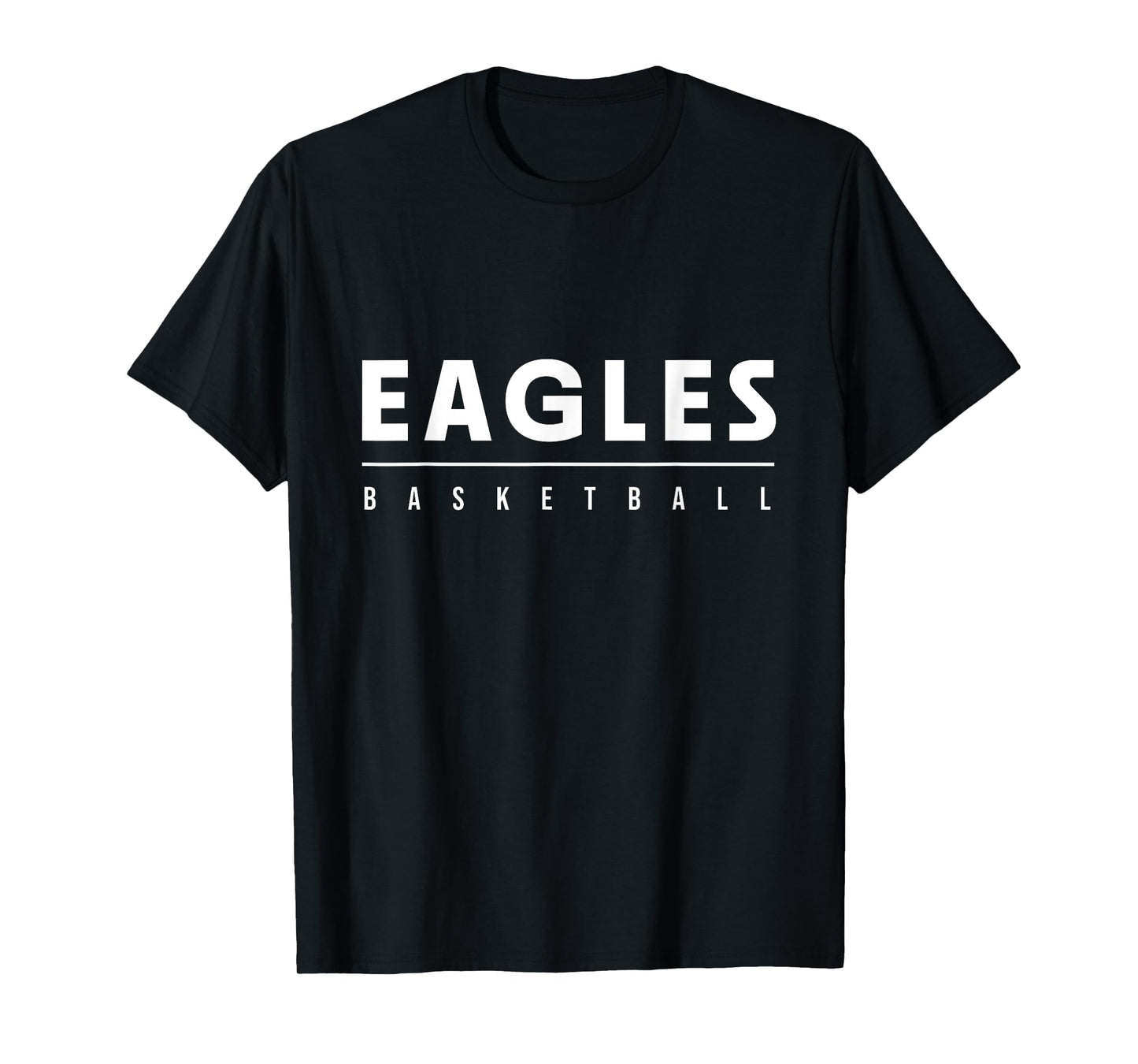 Eagles GFX Merch Unisex Basketball T-Shirt, Black, Small, Short Sleeve