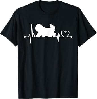 Coton De Tulear Heartbeat Funny Dog Pet Gift Kid/Women/Men T-Shirt