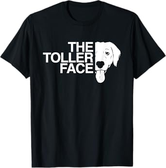 Duck Toller Shirt The Toller Face T-Shirt T-Shirt