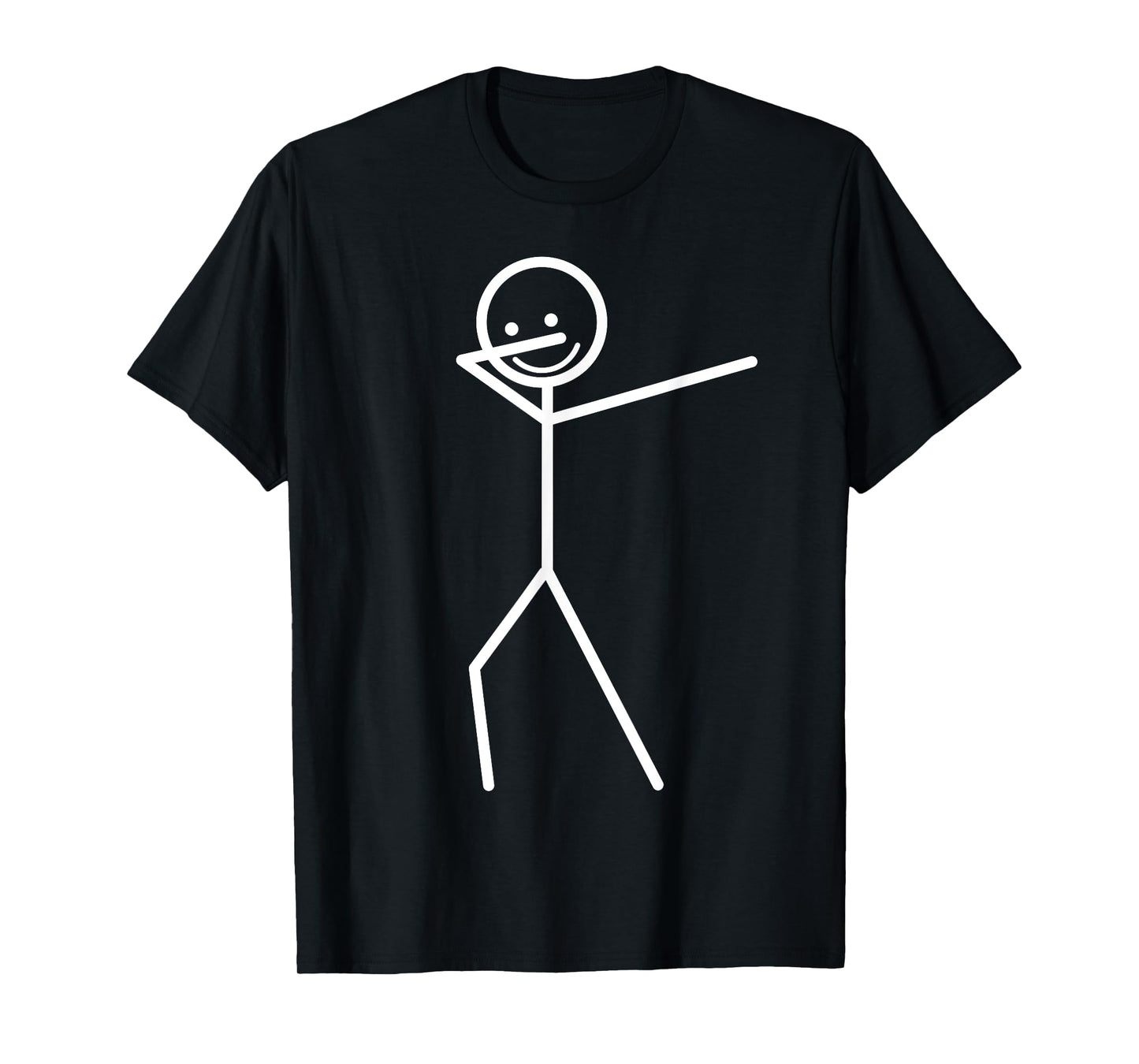 Dabbing Stick Figure Funny T-Shirt