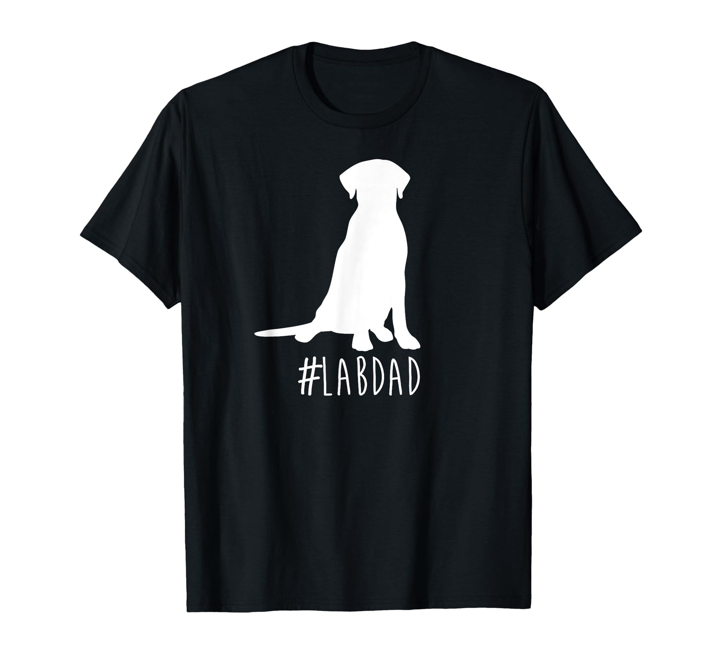 Hashtag Lab Dad T-Shirt. Labrador Retriever Dad shirt. T-Shirt
