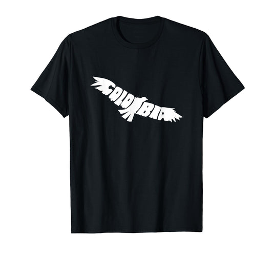 Colombia Andean Vulture Word Art - Funny Animal T-Shirt