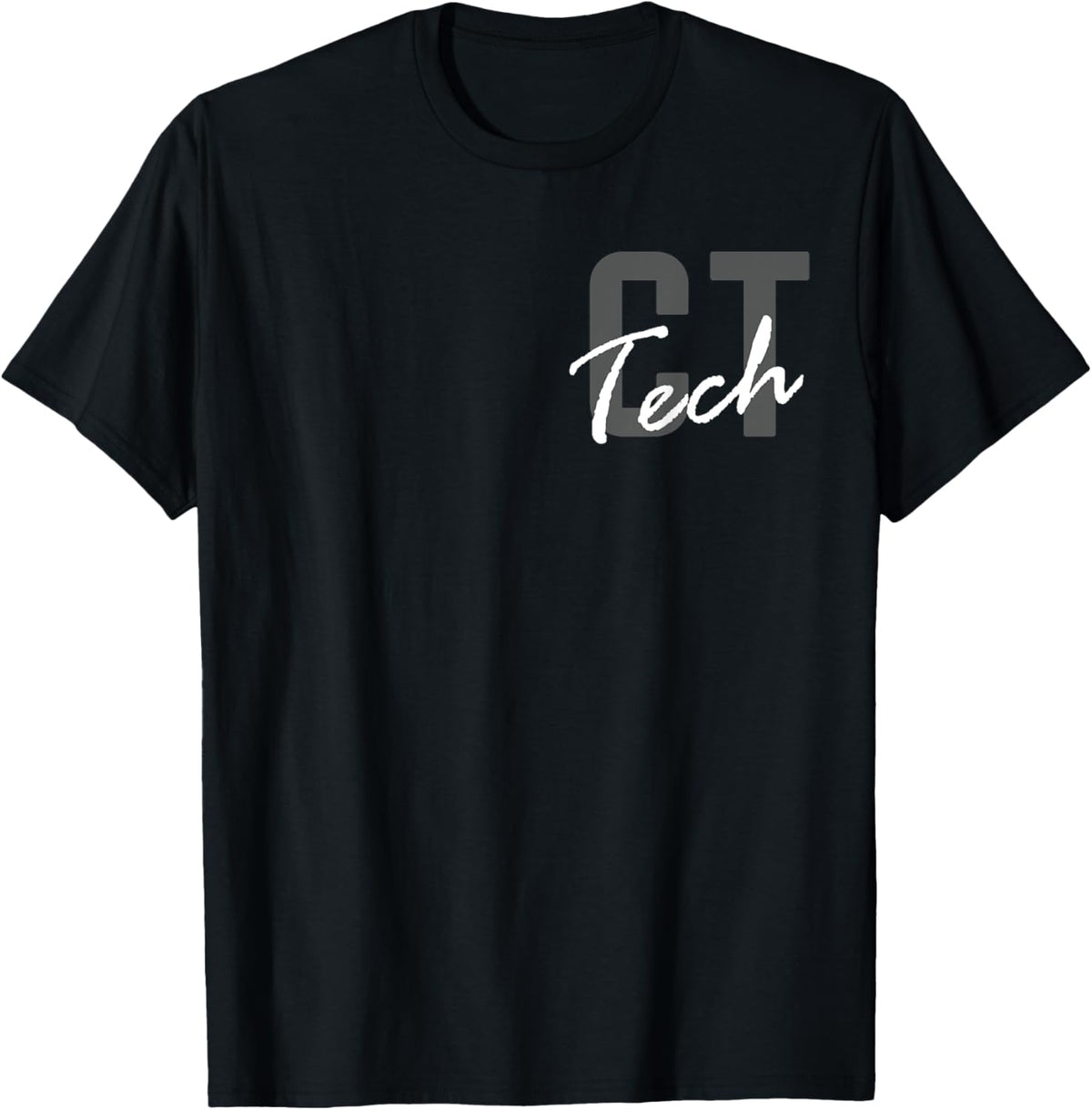 CT Tech Radiology Department Technologist Front Back Design T-Shirt