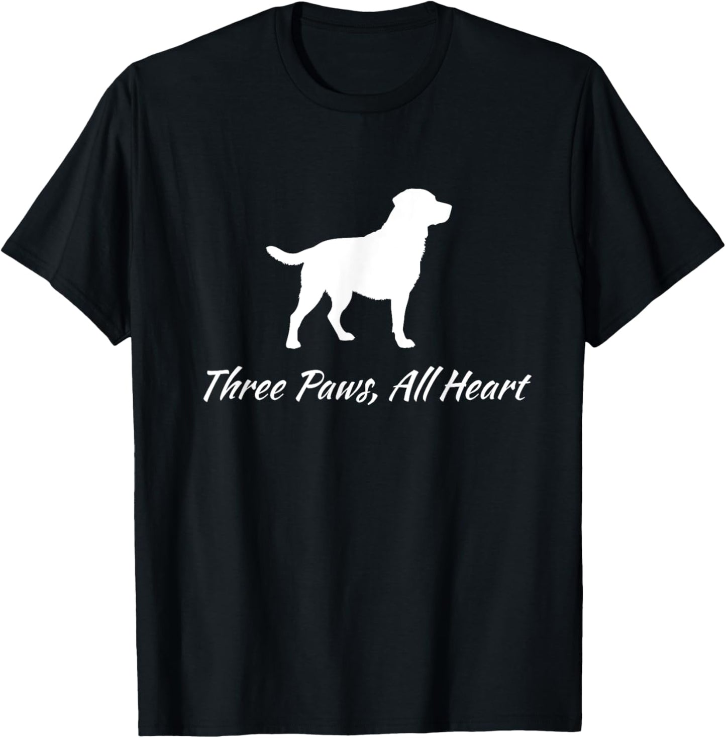 Black Unisex-Adults Dog Themed T-Shirt
