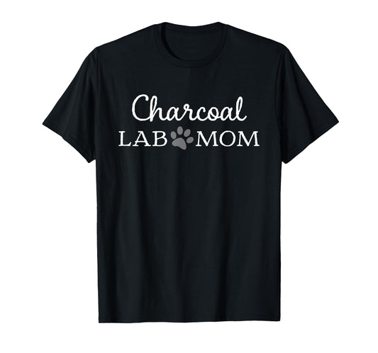Charcoal Lab Mom Women Labrador Retriever T-Shirt