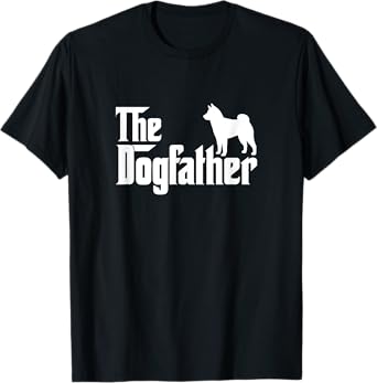 Shiba Inu - The DogFather Dog Dad Papa Men Women T-Shirt