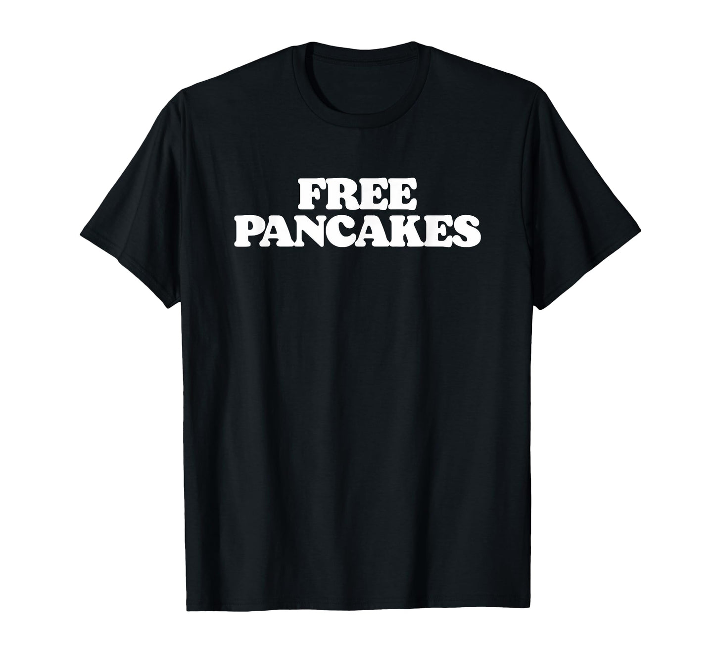 Free Pancakes O-Line Funny Offensive Line Football Block T-Shirt