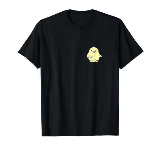 Chick - Chicken with Knife Funny T-Shirt