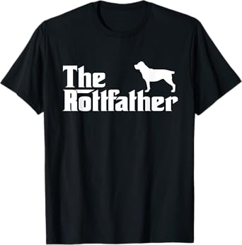 The Rottfather The Dogfather Rottweiler Funny Dog Gifts T-Shirt