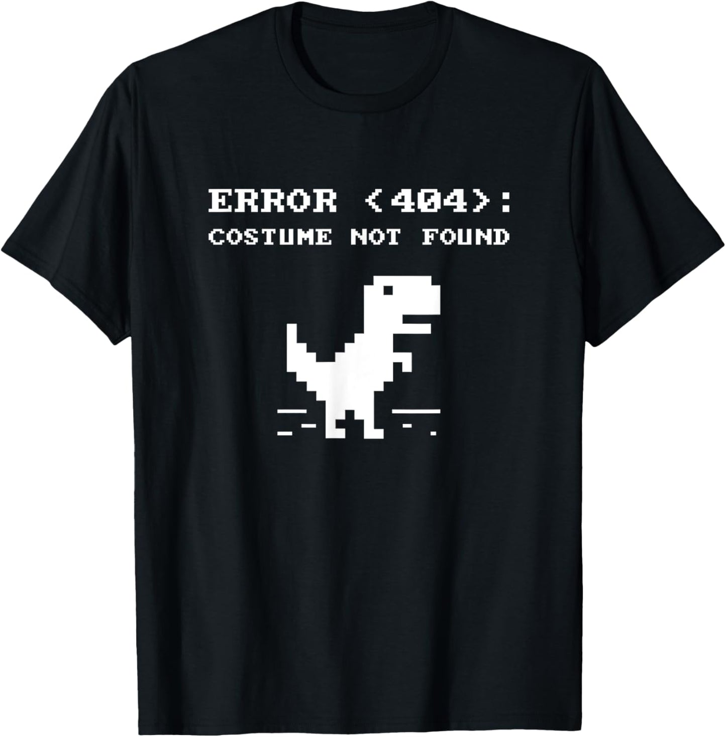 404 Error Costume Not Found Shirt Funny Halloween Internet T-Shirt