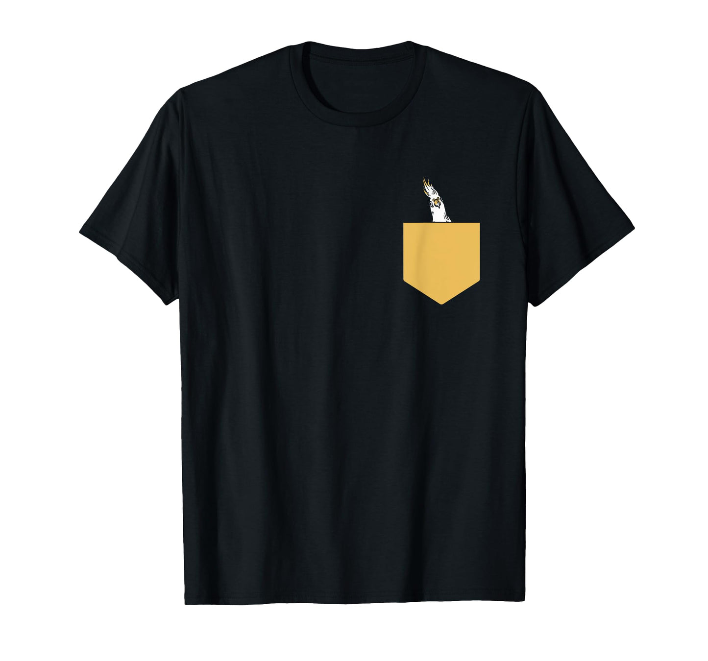 Cockatiel Parakeet Parrot Bird Cockatoo Cockatiel Pocket T-Shirt