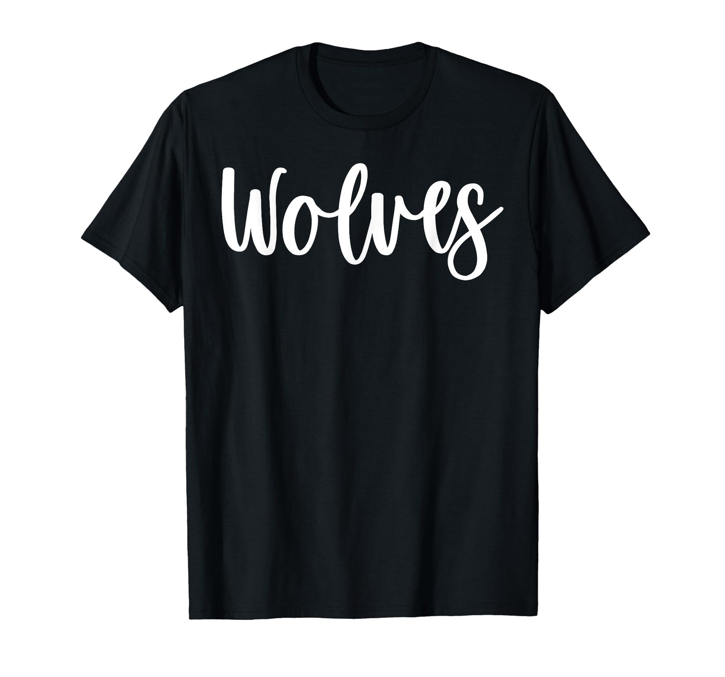 Wolves School Spirit Team Mascot Game Night T-Shirt