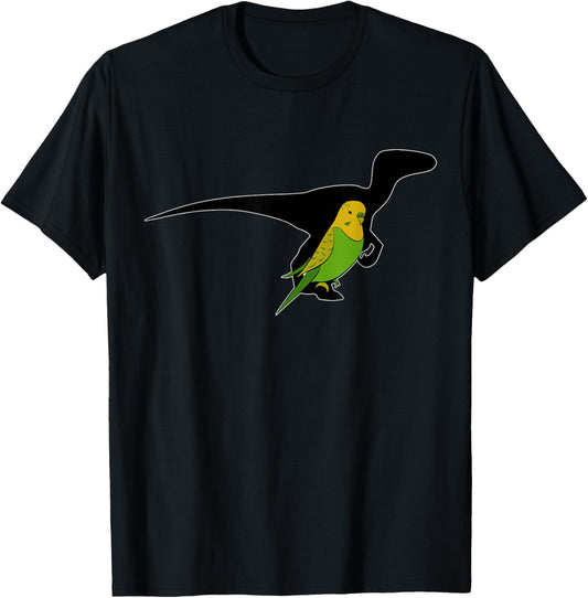 Dinosaur Budgie Budgerigar Bird Pet Parakeet Parrot Animal T-Shirt