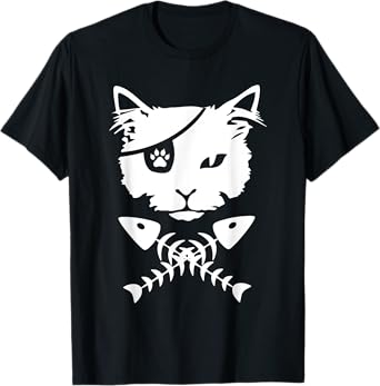 Cute pirate cat funny T-Shirt