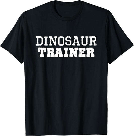 Dinosaur Trainer Costume Halloween Lazy Easy Tamer Keeper T-Shirt