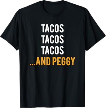Funny Tacos Vintage Alexander Hamilton And Peggy Shirt T-Shirt