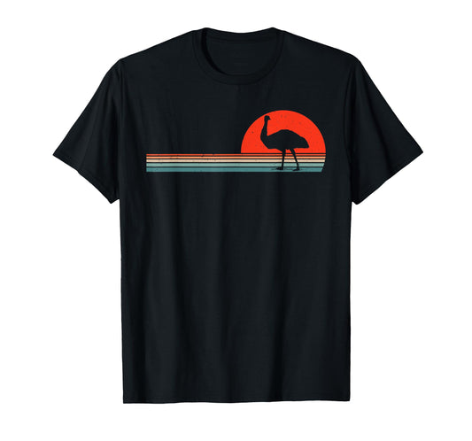 Cool Retro Emu Bird Lover Australian Animal T-Shirt