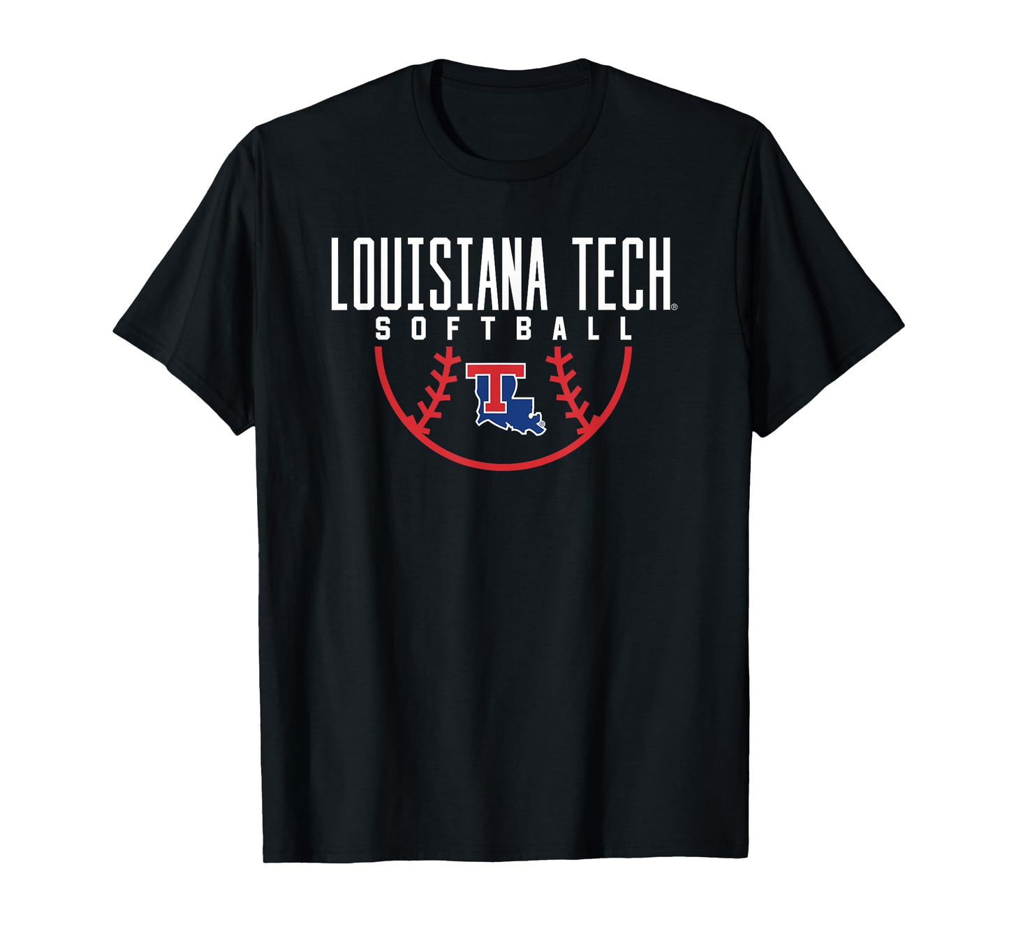 Louisiana Tech Bulldogs Softball Arch T-Shirt