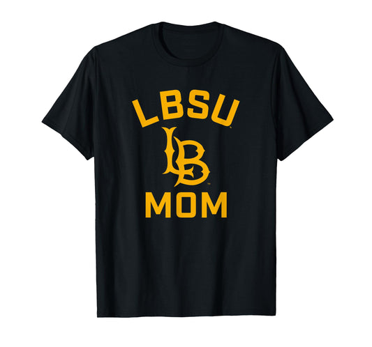 Cal State Long Beach CSULB Arched Mom T-Shirt