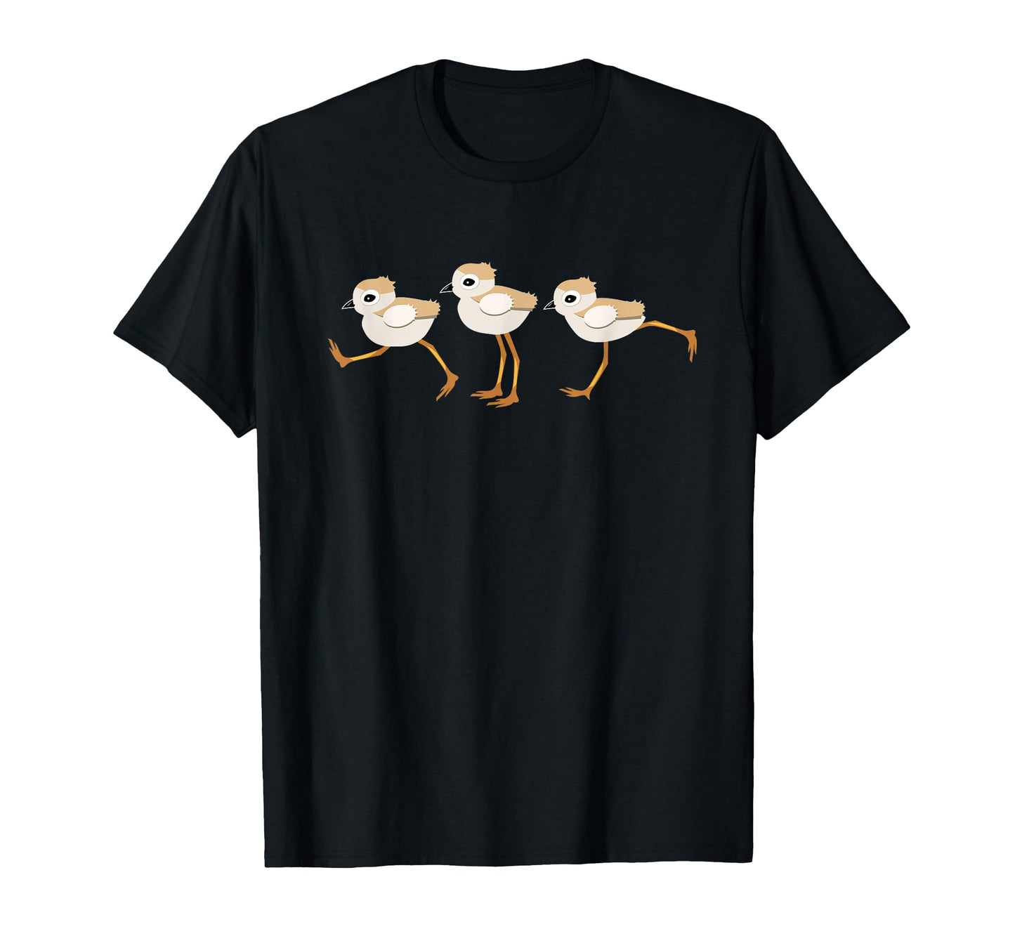 Piping Plovers Seabirds Shorebirds on the Beach Men Women Girls Kids T-Shirt