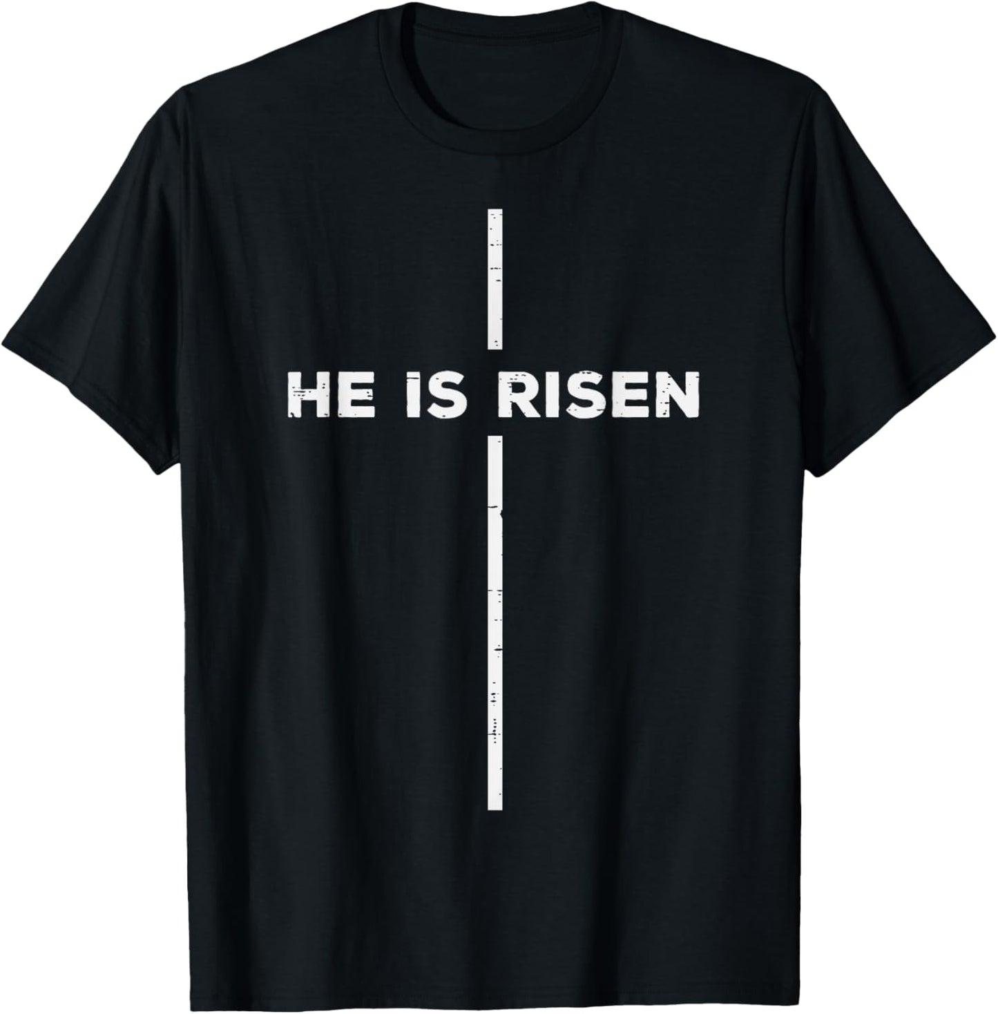 Easter He is Risen Cross Jesus Religious Men Women Kids Teen T-Shirt