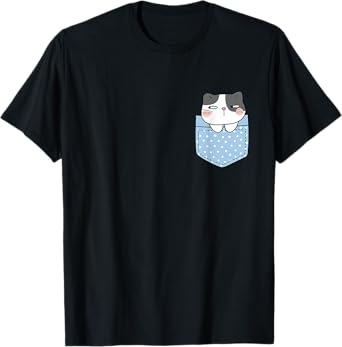 Kitty Cat In The Pocket Cute Pocket Kitten T-Shirt