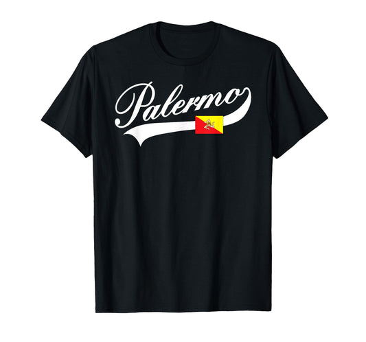 Palermo Sicily Flag Heritage T Shirt